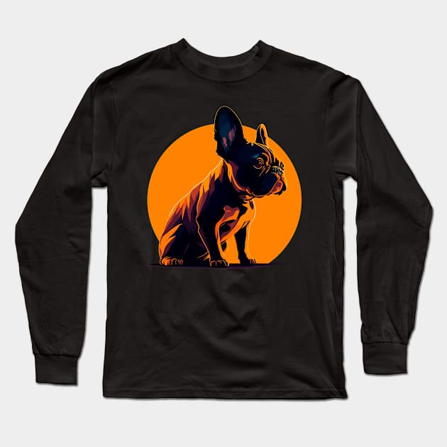 French Bulldog, love in every wrinkle Long Sleeve T-Shirt by APDesign